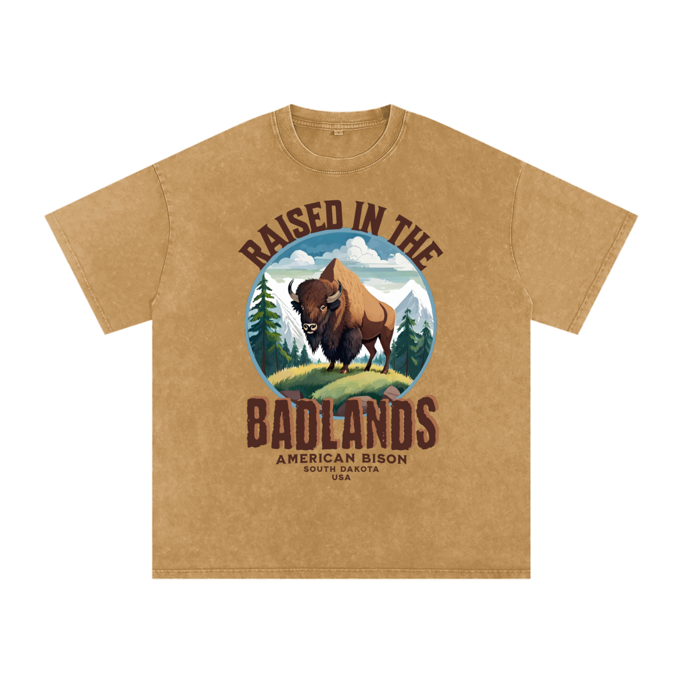American Bison,Raised in the ,Badlands