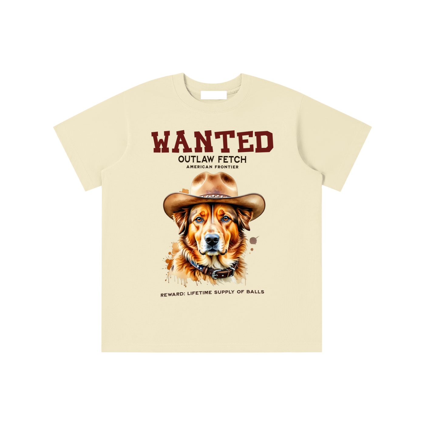 Golden Retriever,Outlaw,Wanted,American Frontier