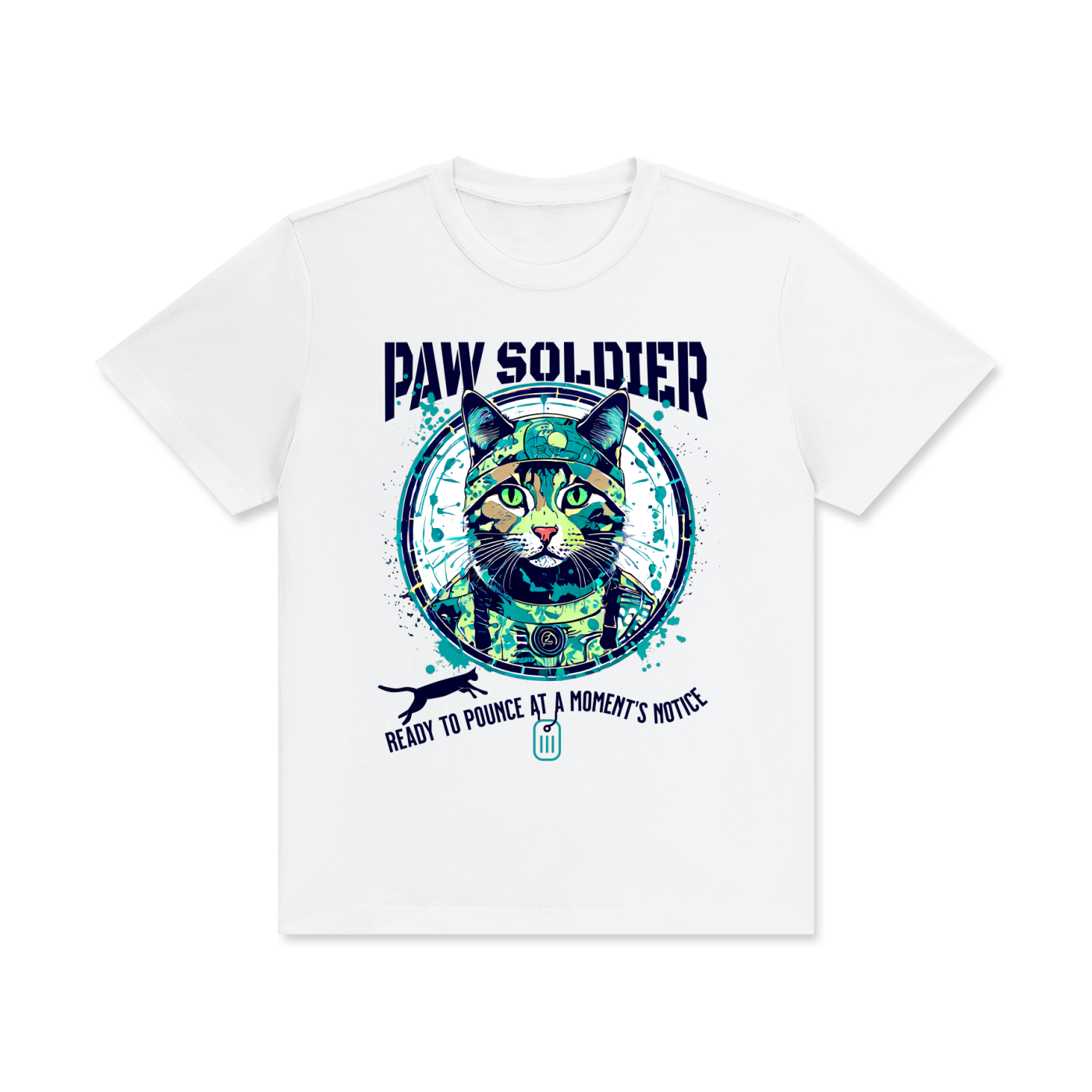 Army,Cat,Paw Soldier