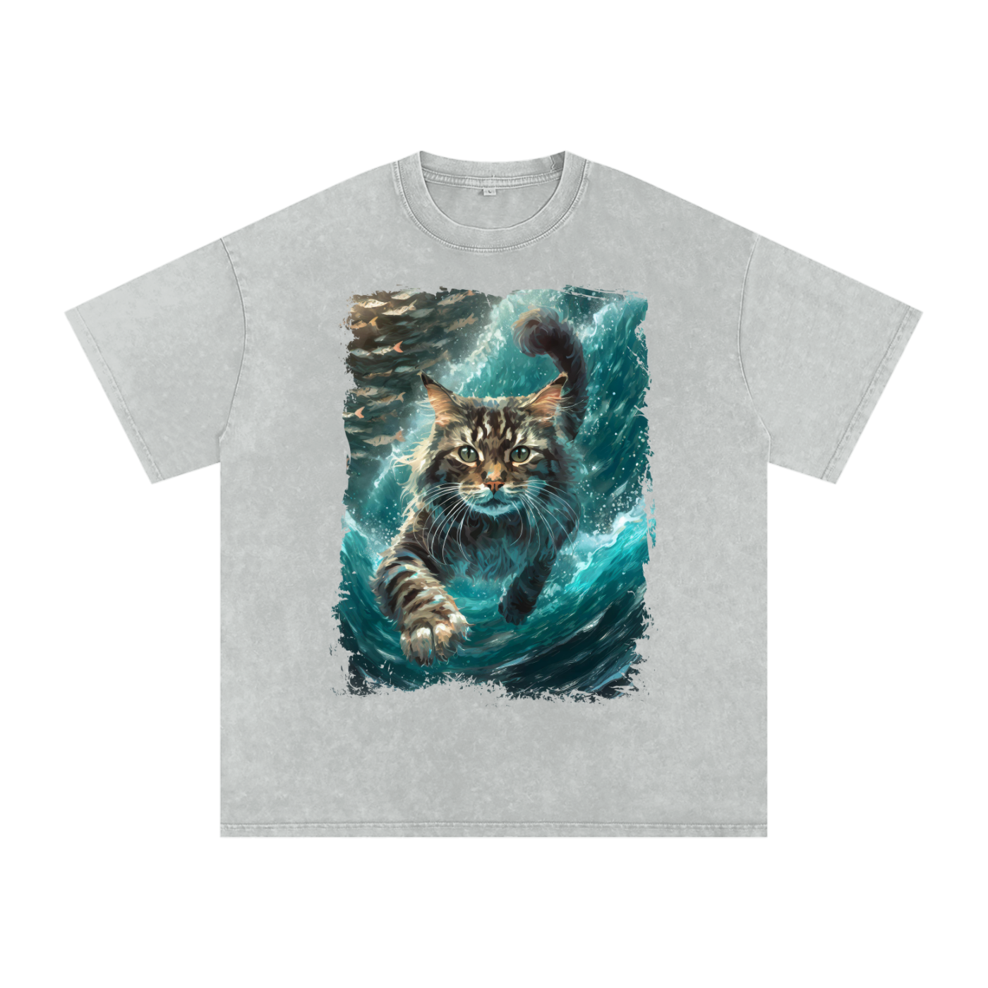 Cat,Swimming