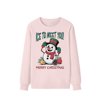 Snowman,Christmas,Ice,Meet,You