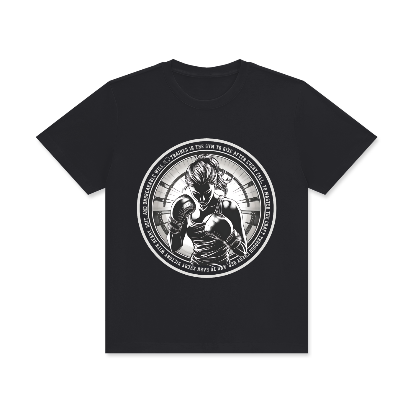 Woman,Boxing,Trained,Box