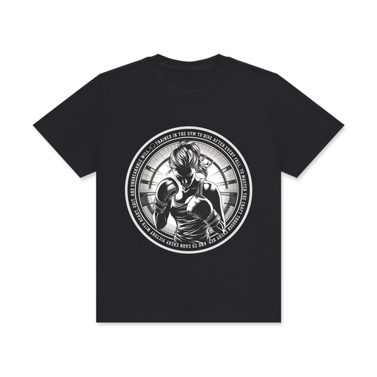 Woman,Boxing,Trained,Box