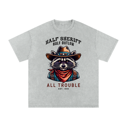 Raccoon,Sheriff,Outlaw,Trouble
