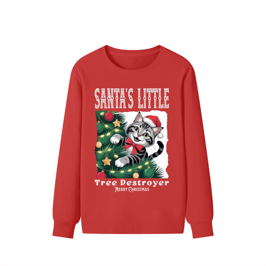 Christmas,Fun,Santa's,Tree,Destroyer,Cat