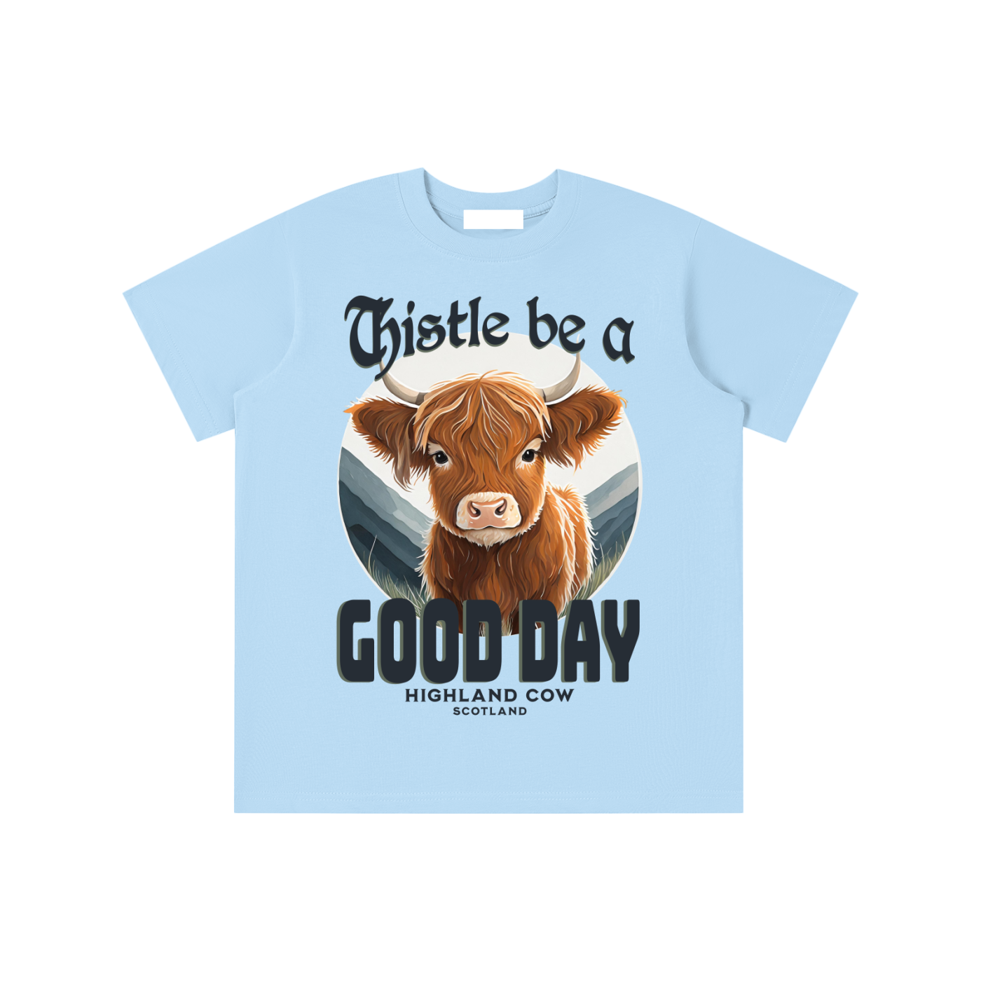 Thistle,Good,Day,Scotland,Highland Cow