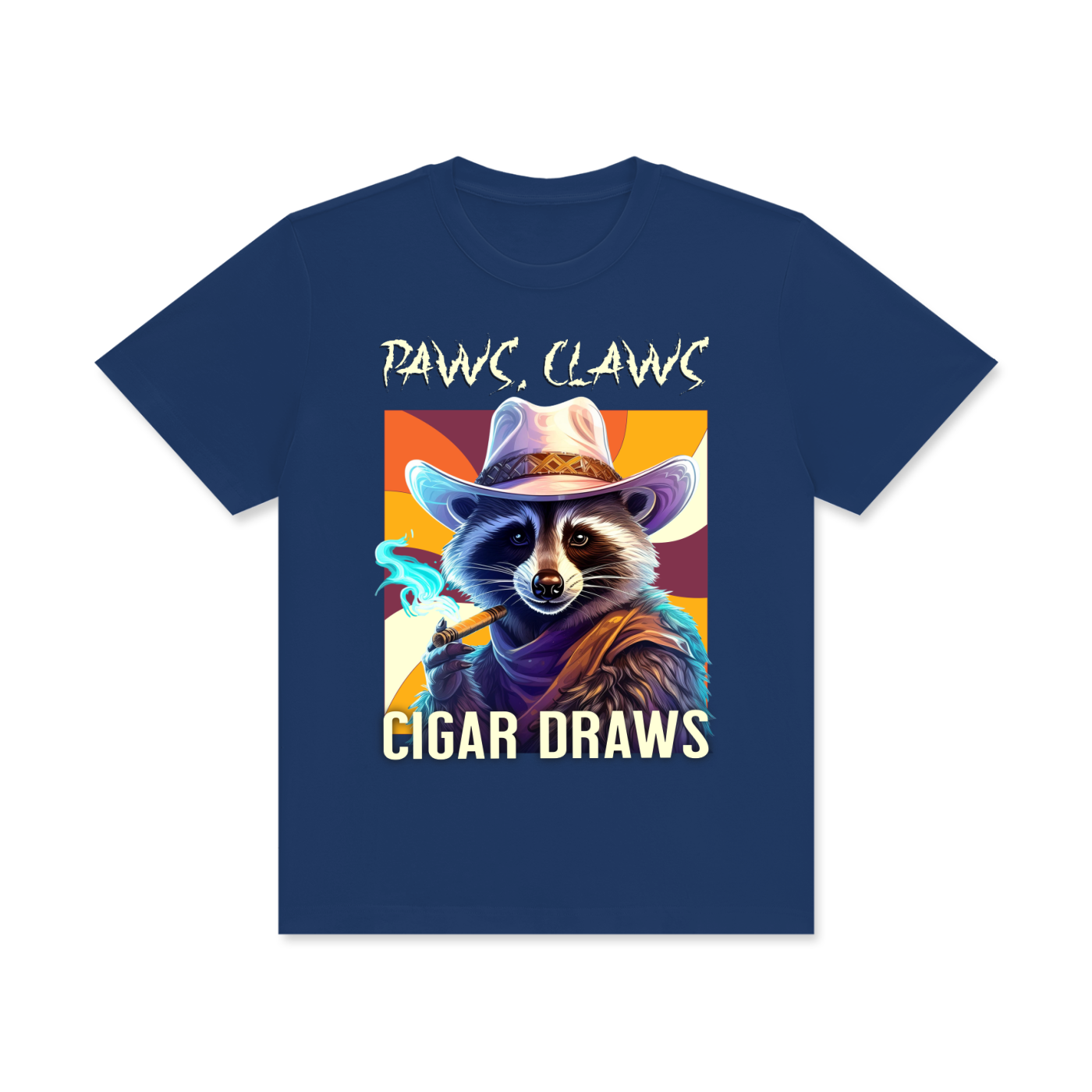 Raccoon,Paws,Claws,Cigar,Draws