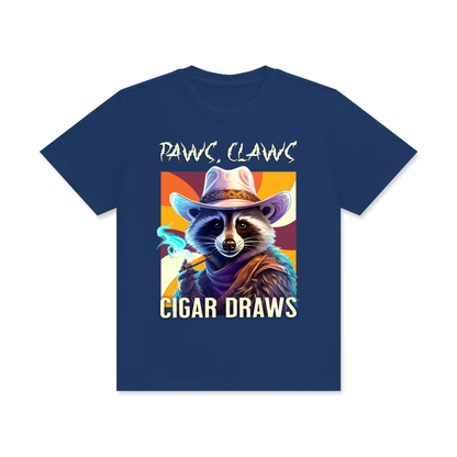 Raccoon,Paws,Claws,Cigar,Draws