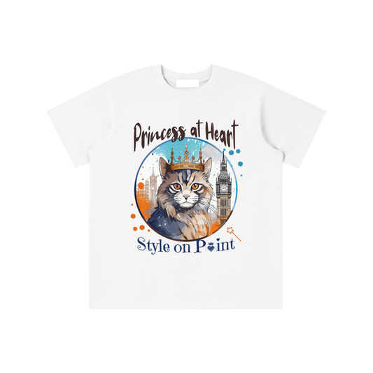 Cat,Princess,Heart,Kids
