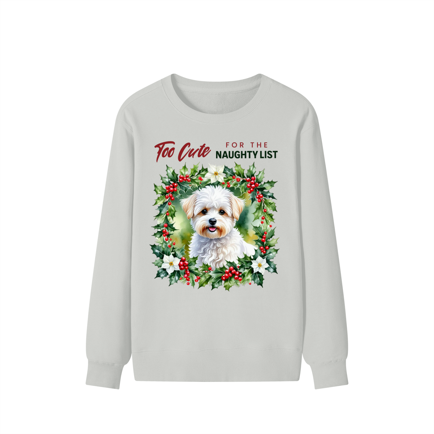 Christmas,Bichon,Frise,Cute,Naughty
