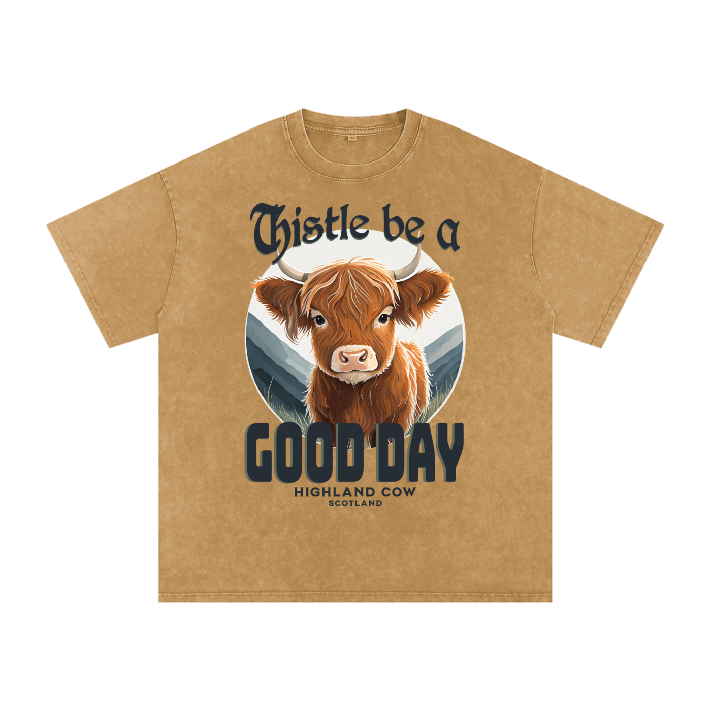 Thistle,Good,Day,Scotland,Highland Cow