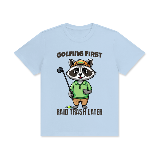 Raccoon,Golf,Raid,Trash