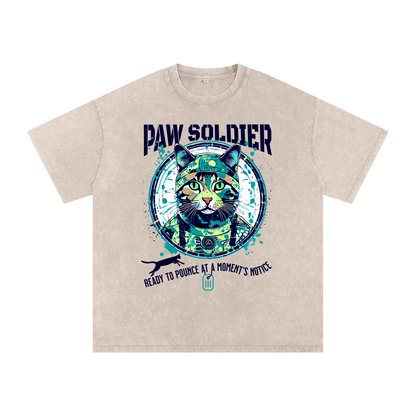 Army,Cat,Paw Soldier