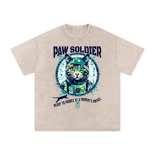 Army,Cat,Paw Soldier