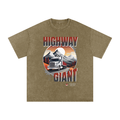 Highway,Truck,Mountains