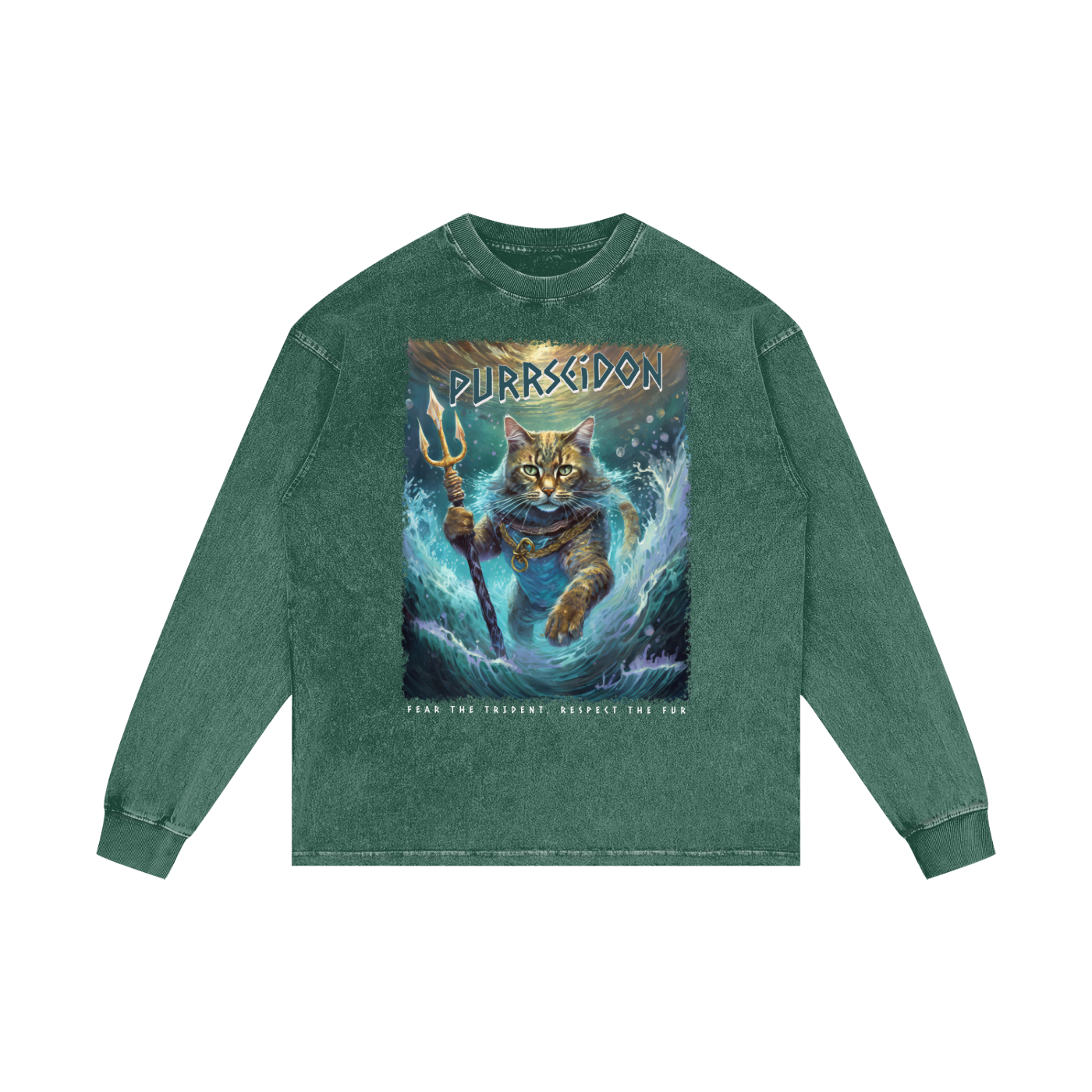 Cat,Purrseidon,Greek,Mythology 