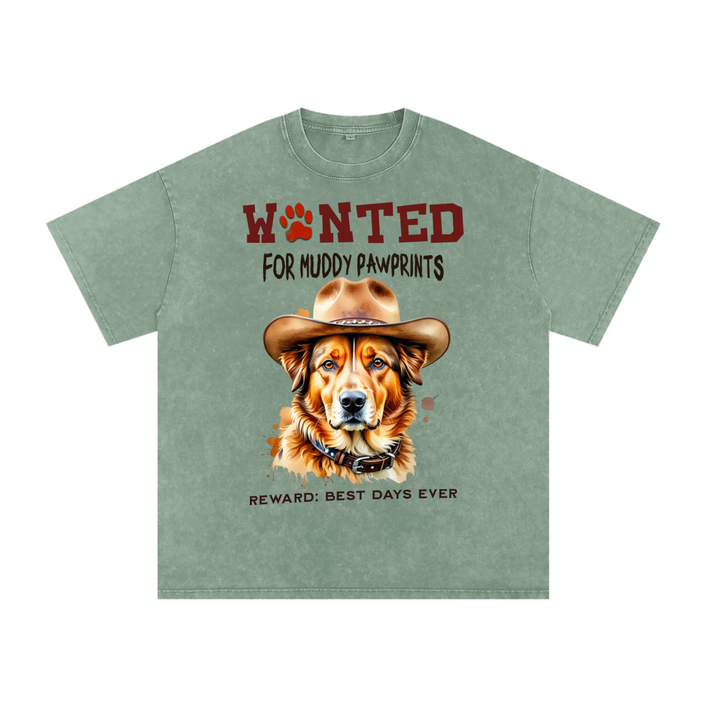 Dog,Golden,Retriever,Muddy,Footprints