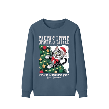 Christmas,Fun,Santa's,Tree,Destroyer,Cat