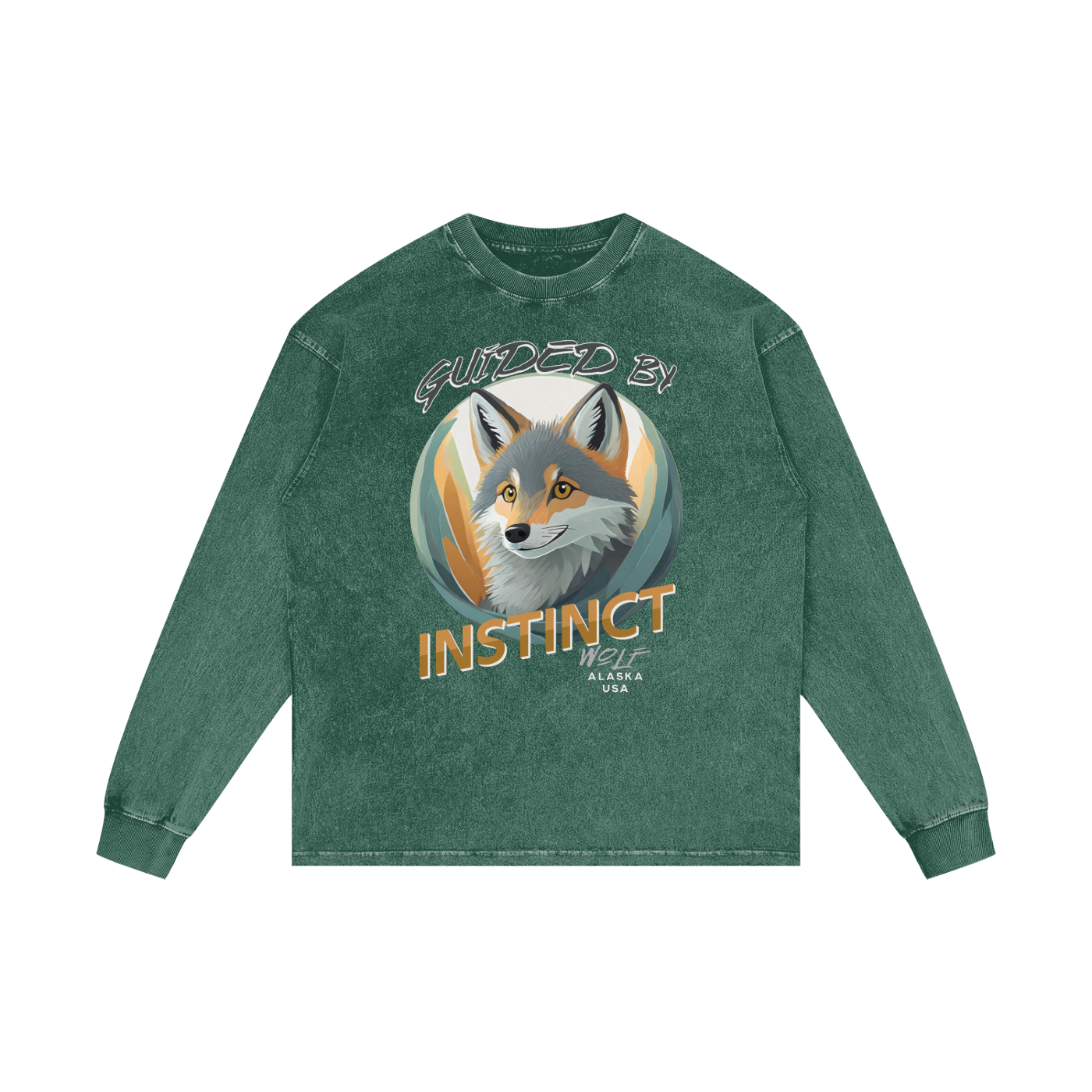 Wolf,Guided by,Instinct