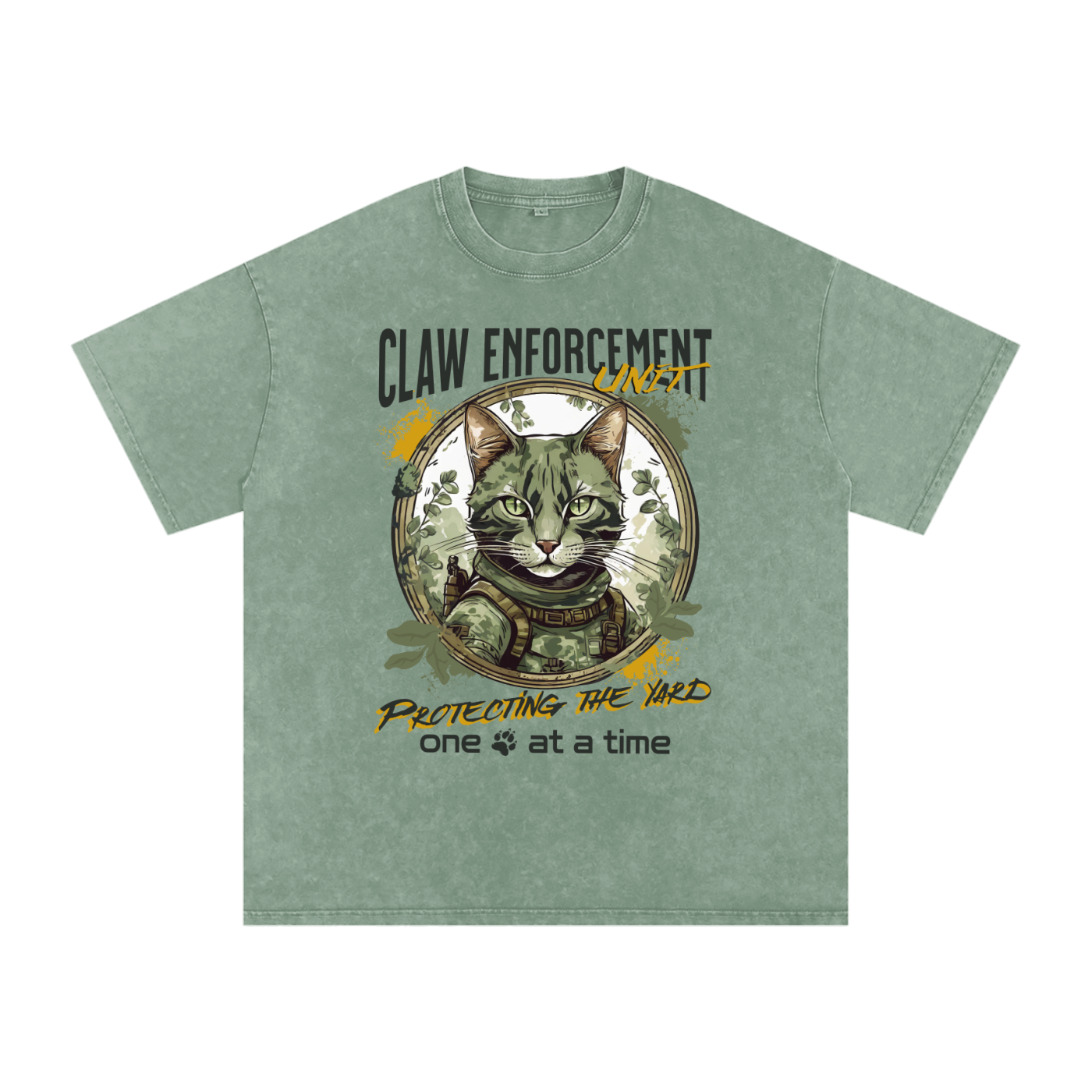 Cat,Claw of Duty Unit,Protecting the Yard