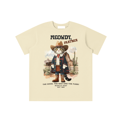 Cat,Meowdy,Western,Kids