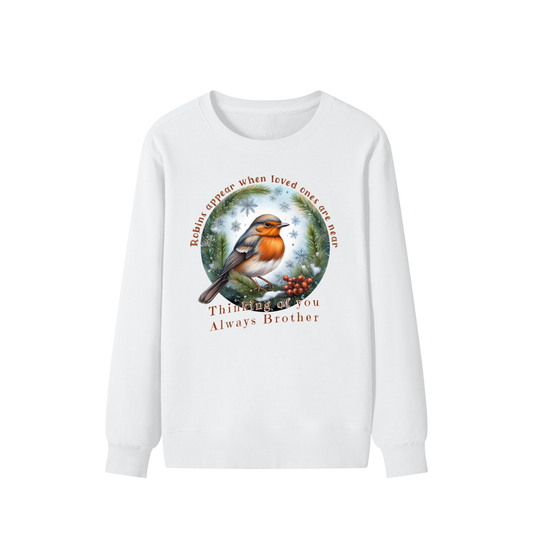 Christmas,Robins,Near,Loved,Brother