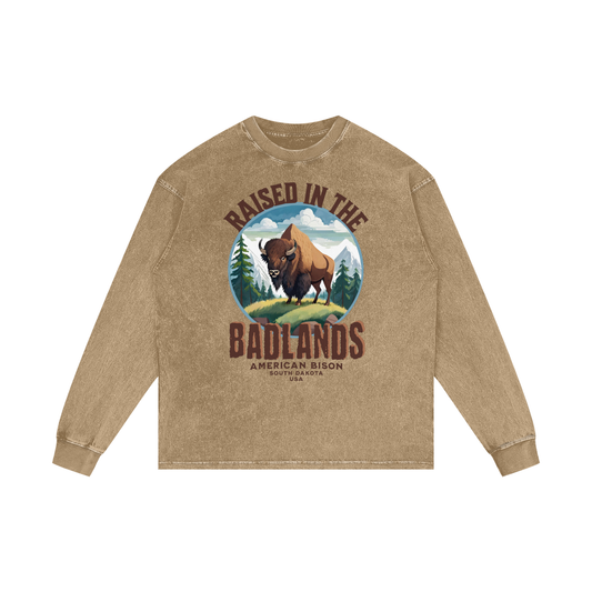 American Bison,Raised in the,Badlands