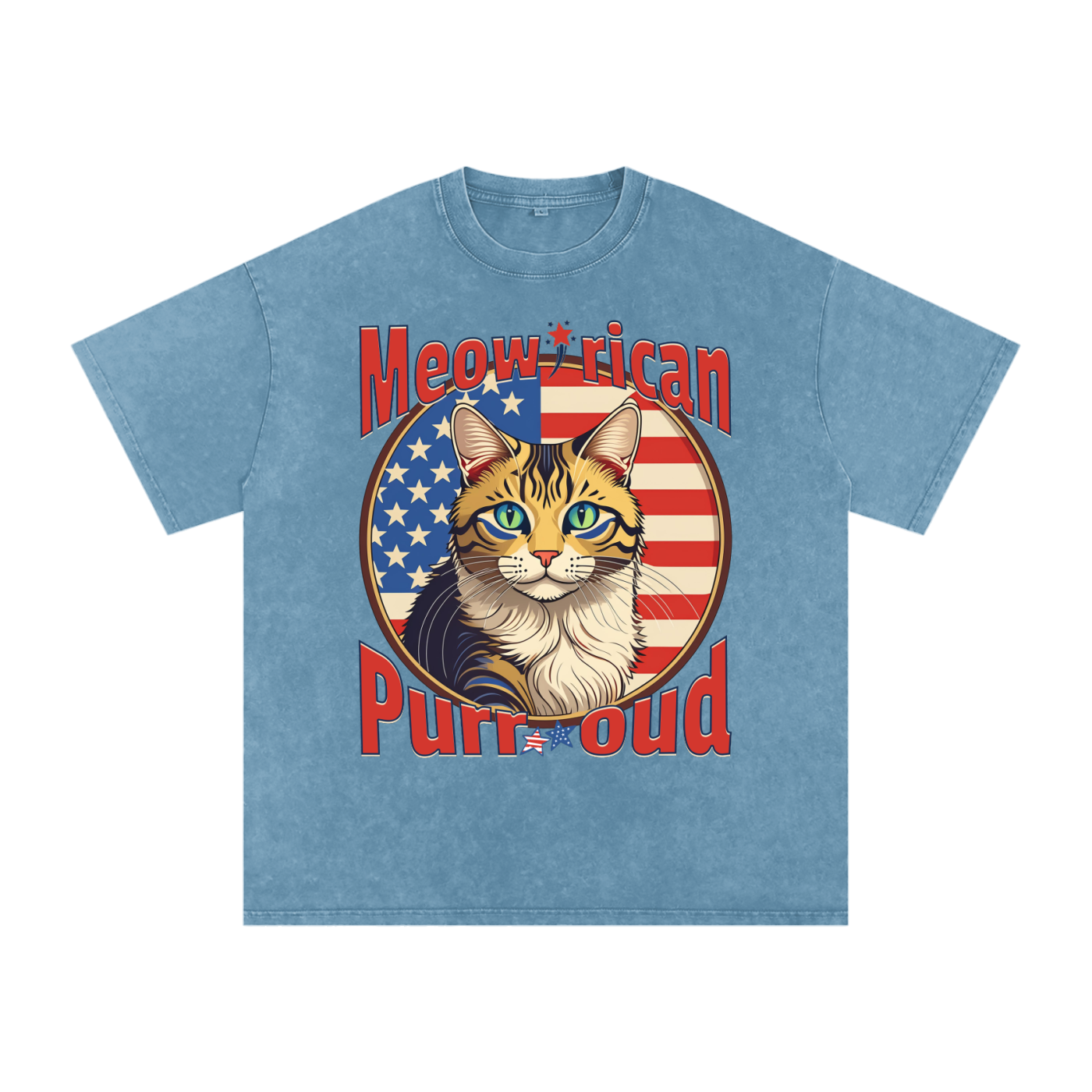 USA,Cat,Meow-rican,Purr-oud