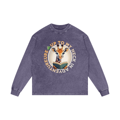 Giraffe,Reading,Book,Adventures