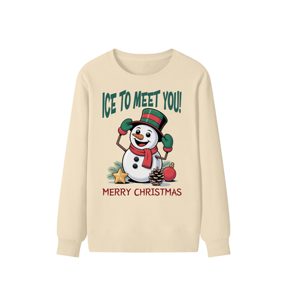 Snowman,Christmas,Ice,Meet,You