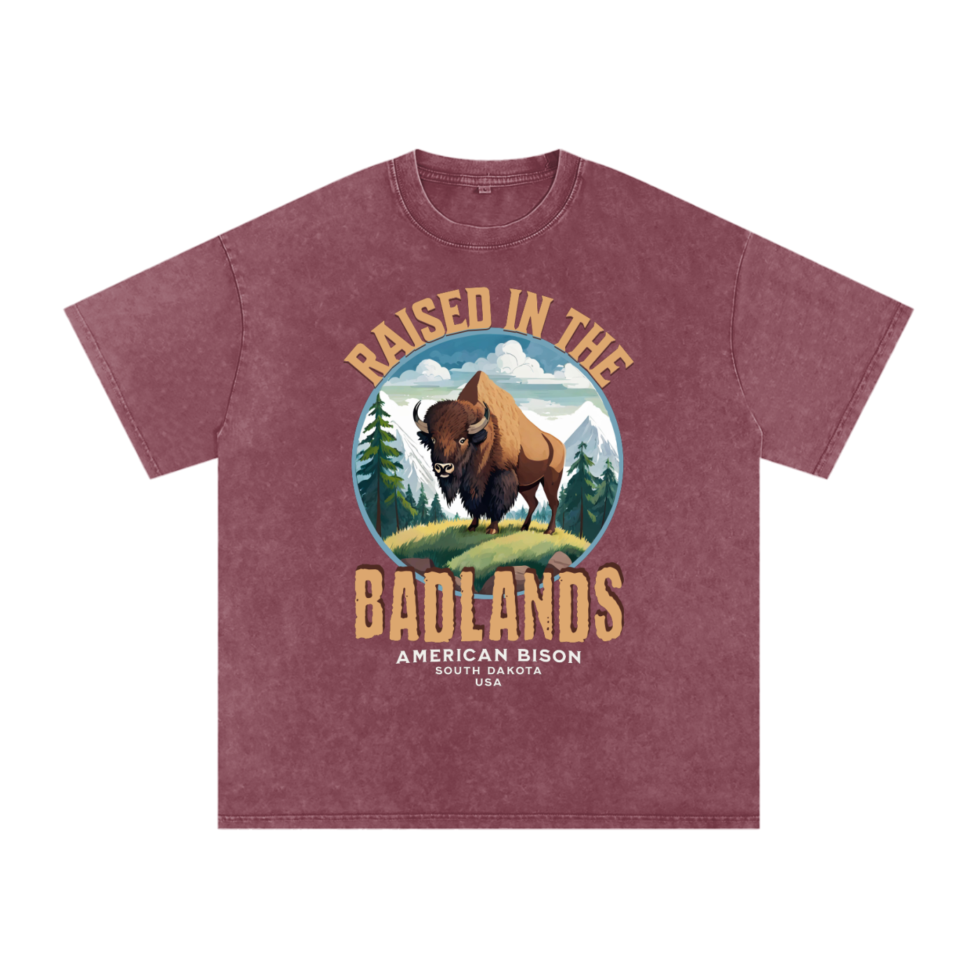 American Bison,Raised by the,Badlands