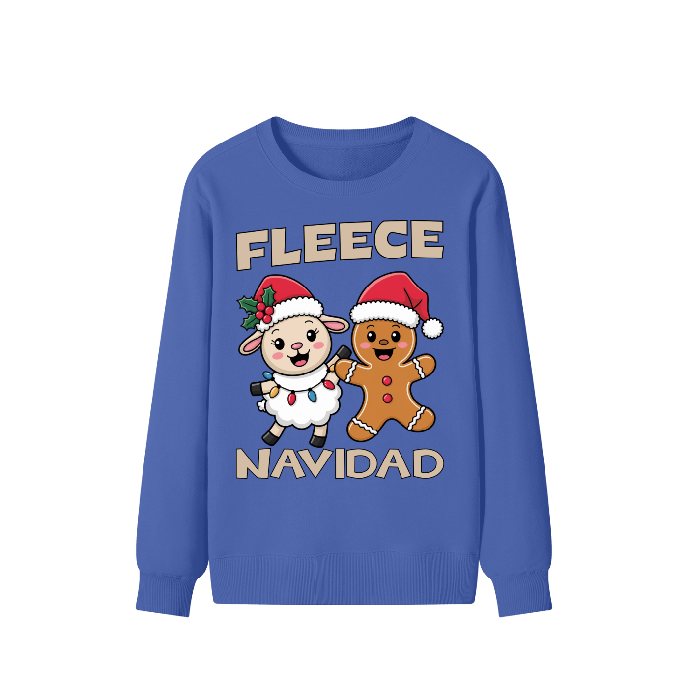 Christmas,Lamb,Fleece,Gingerbread,Navidad