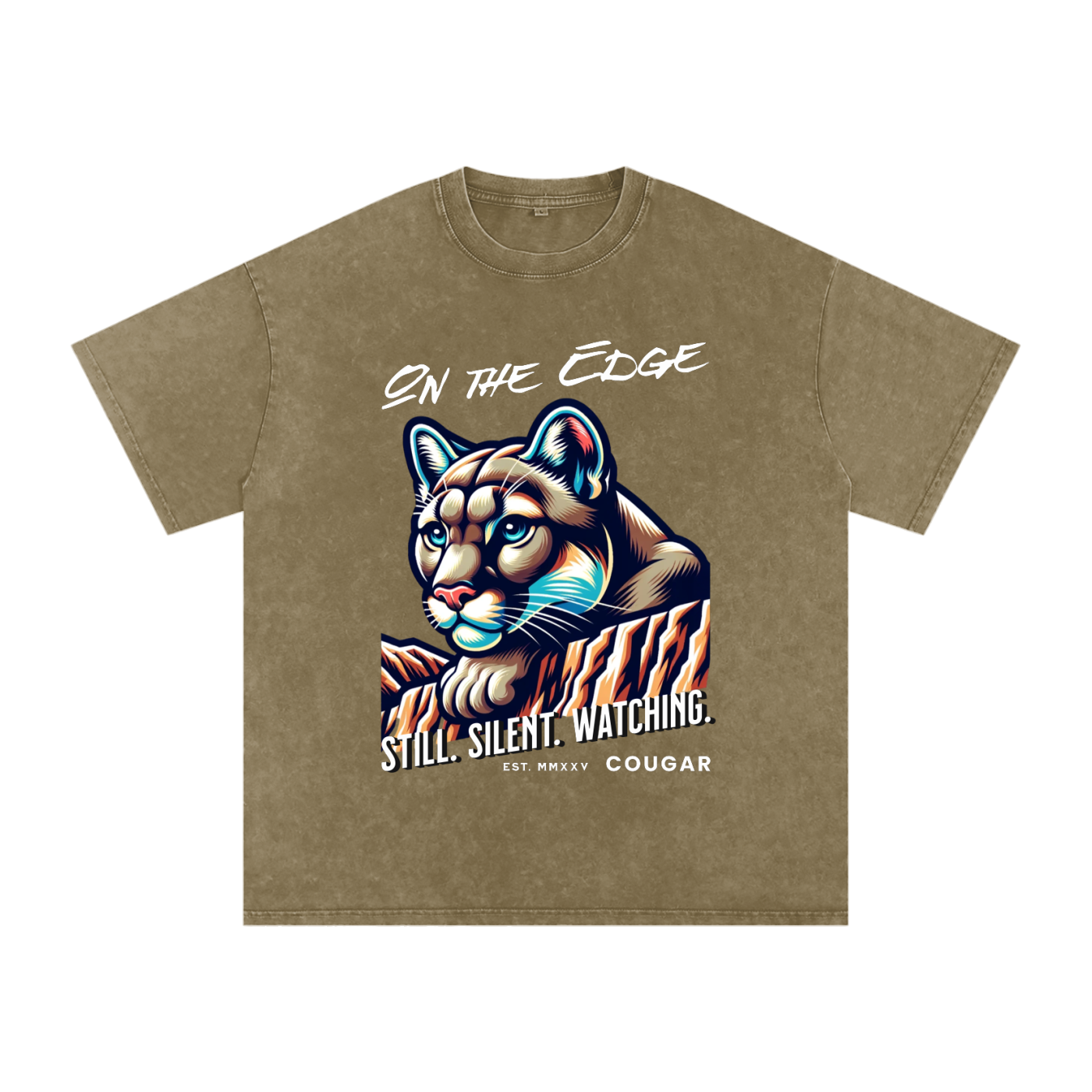 Cougar,Silent,Still,Waiting