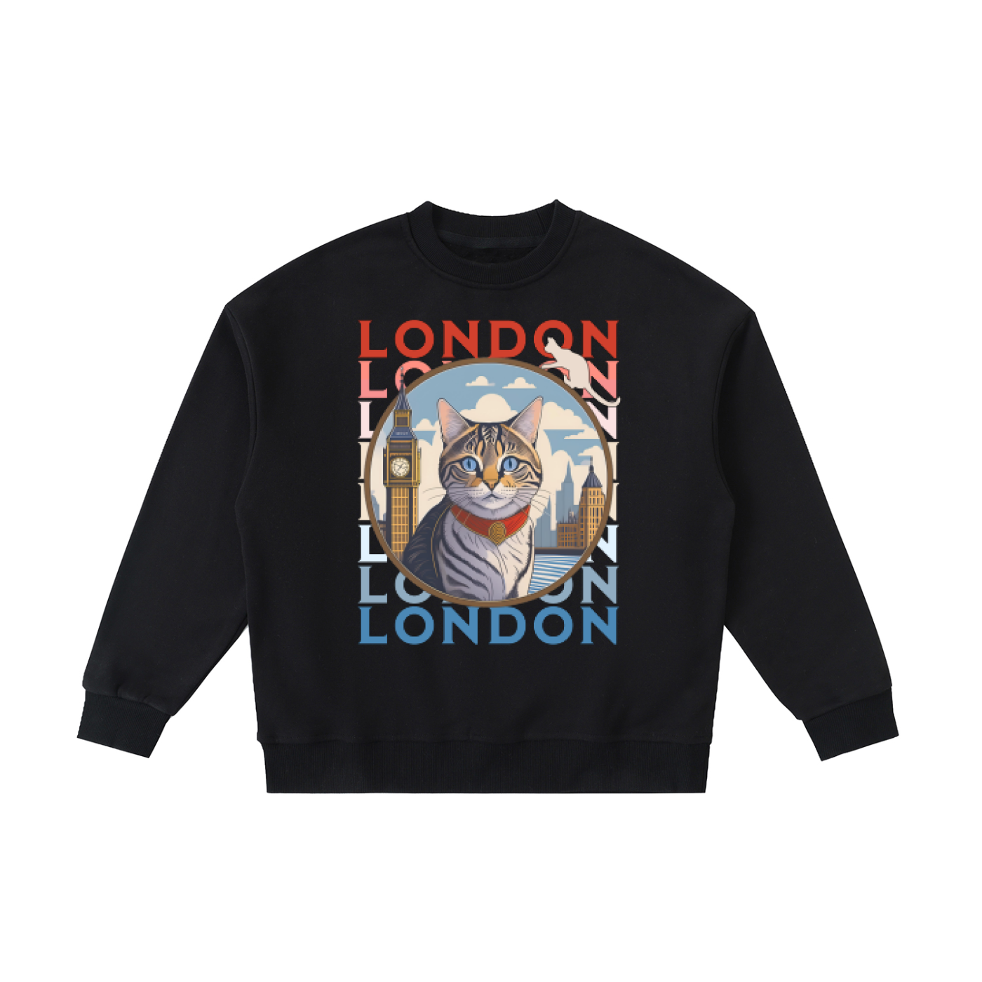 Cat,Thames,London,Red,White,Blue,Kids