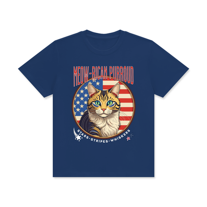 American,Cat,Proud