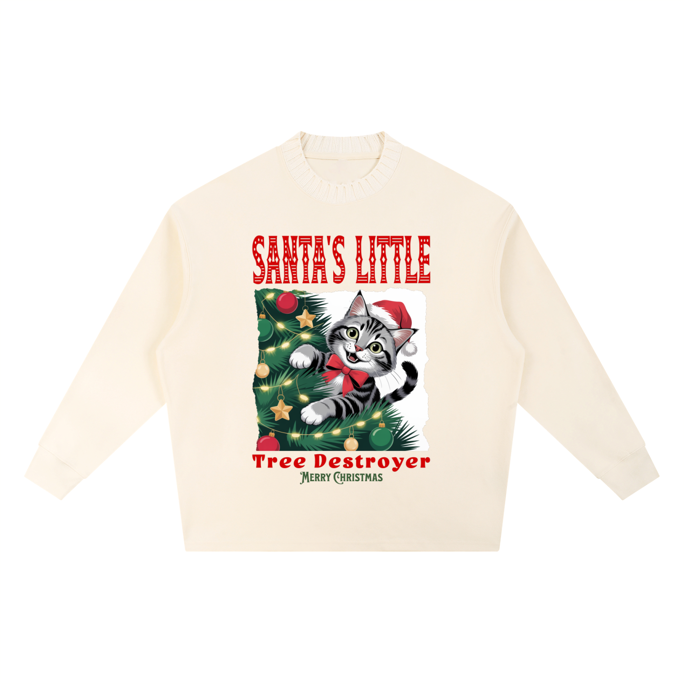 Christmas,Fun,Cat,Tree,Destroyer