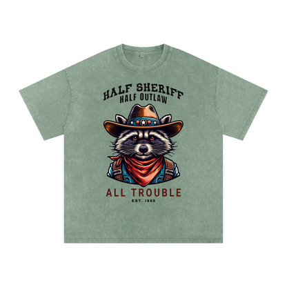 Raccoon,Sheriff,Outlaw,Trouble