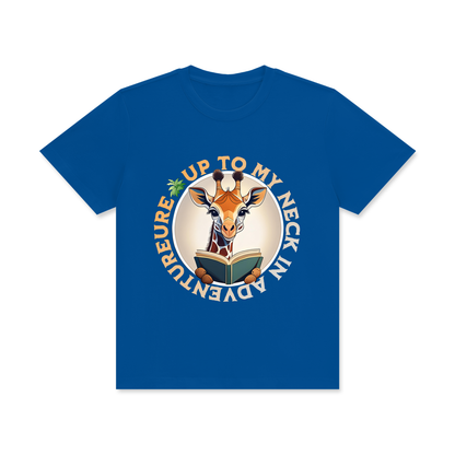 Giraffe,Reading,Book,Adventures