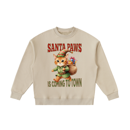 Christmas,Cat,Santa,Paws,Town,Kids
