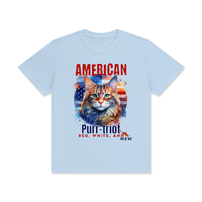 American,Cat,Purr-triot,Red White Blue
