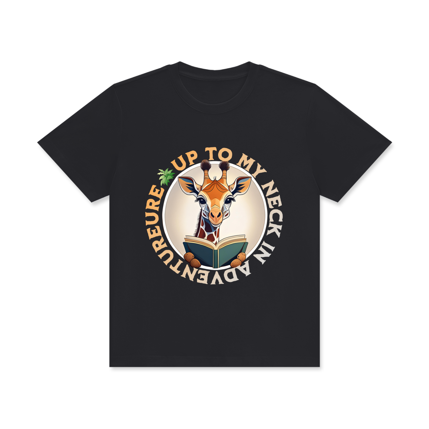 Giraffe,Reading,Book,Adventures