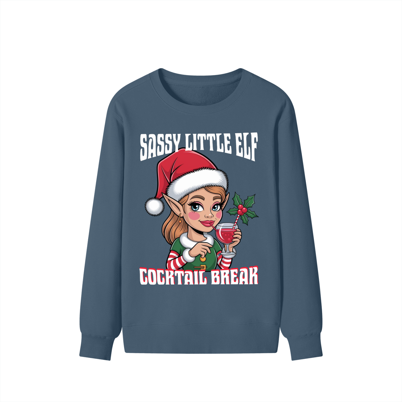 Christmas,Fun,Elf,Sassy,Cocktail,Break
