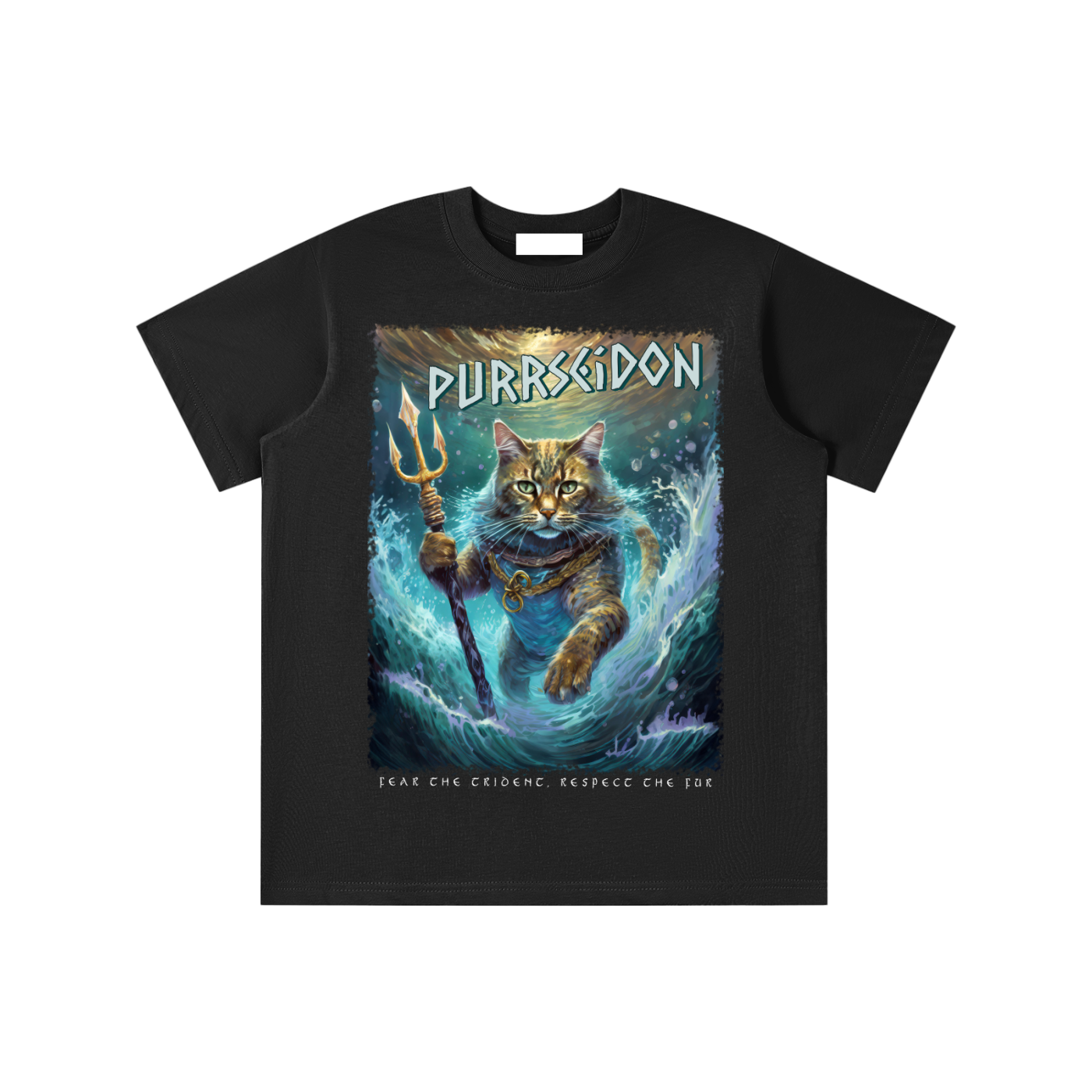 Purrseidon,Greek,Cat,Kids