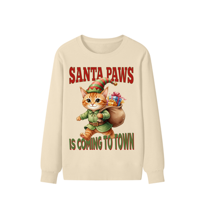 Christmas,Cat,Santa,Coming,Town