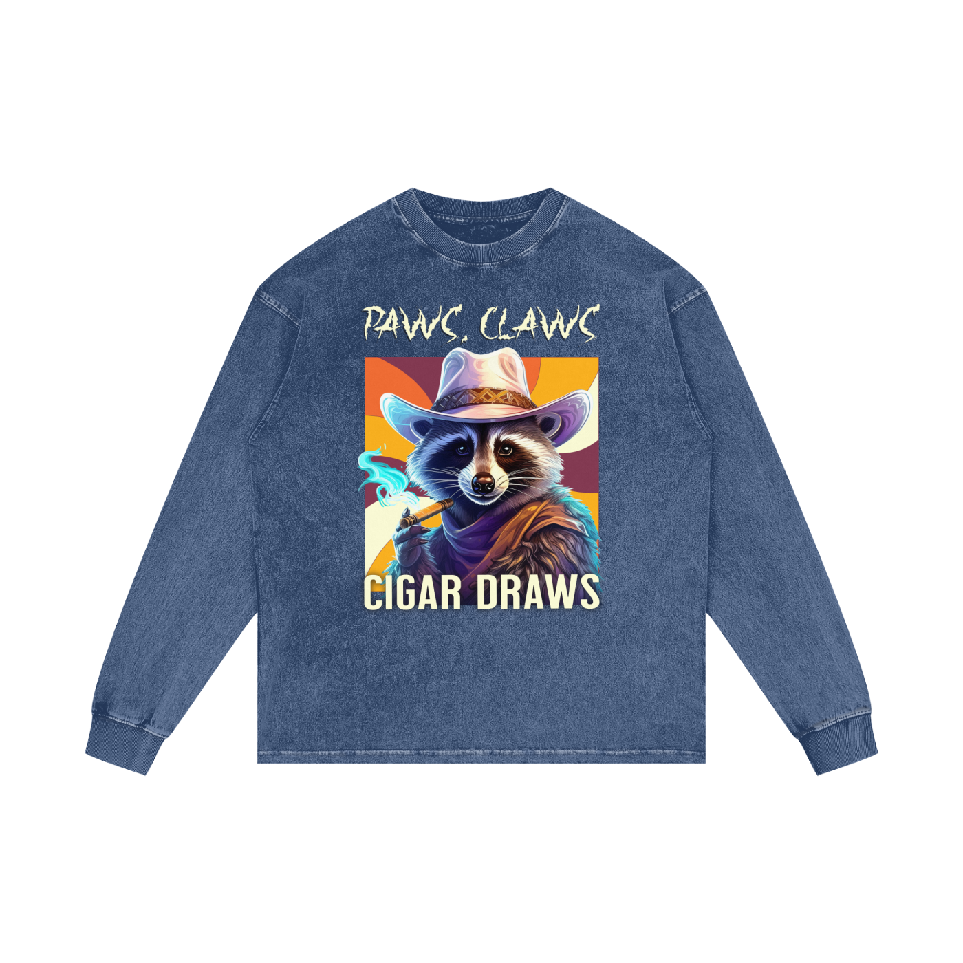 Raccoon,Paws,Claws,Cigar,Draws