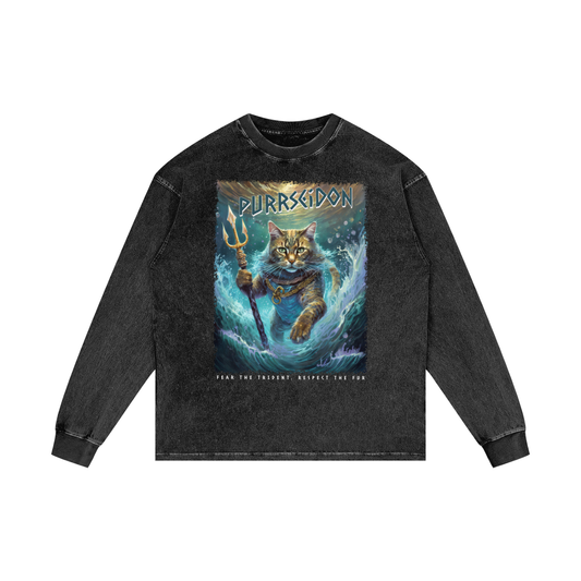 Cat,Purrseidon,Greek,Mythology 