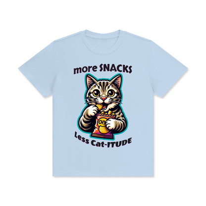 Funny,Cat,More,Snacks,Less,Cat-itude