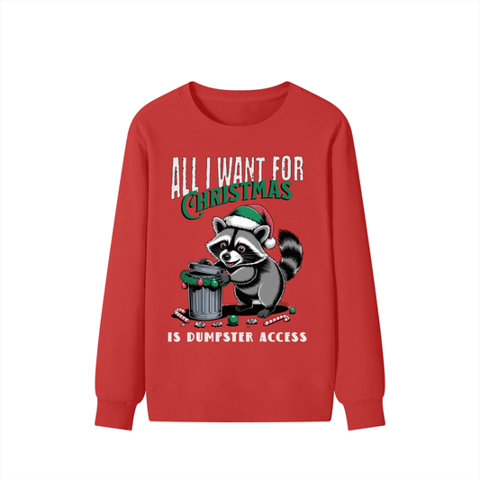 Christmas,Raccoon,Dumpster,Access