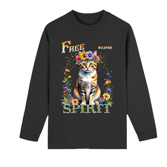 Cat,Free Spirit,Flowers