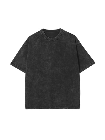 Halloween Jester Vibes Only Snow Washed Oversized Cotton T-Shirt
